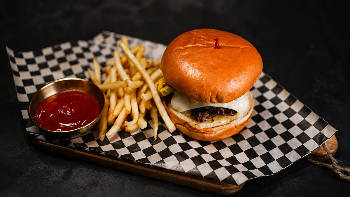 Swiss Mushroom burger